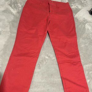 Burnt Orange Capri Pants, Size Small